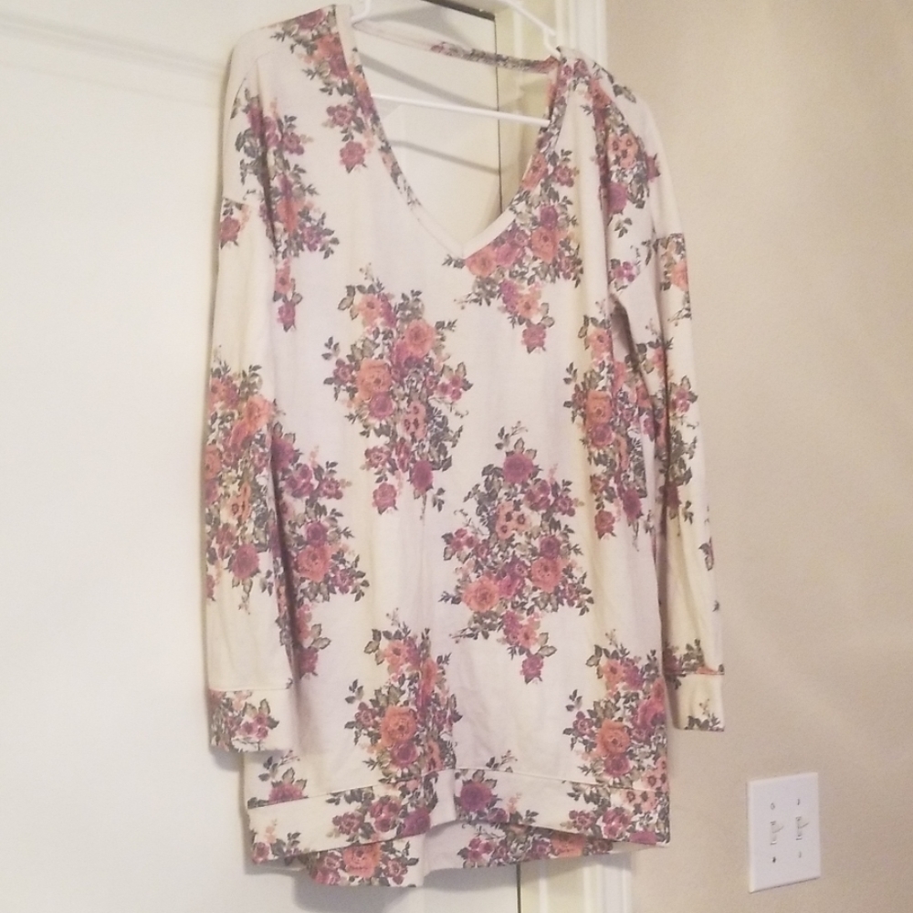Floral sweater